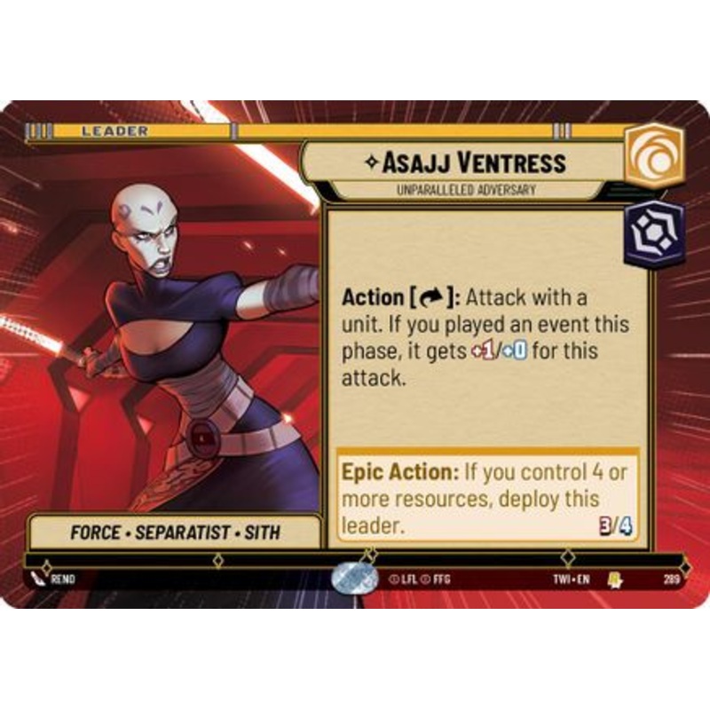 Asajj Ventress - Unparalleled Adversary (Hyperspace) (289) - Twilight of the Republic