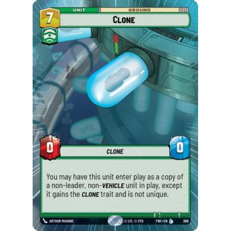 Clone (Hyperspace) (386) - Twilight of the Republic Foil