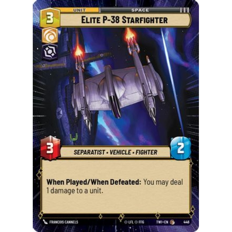 Elite P-38 Starfighter (Hyperspace) (446) - Twilight of the Republic