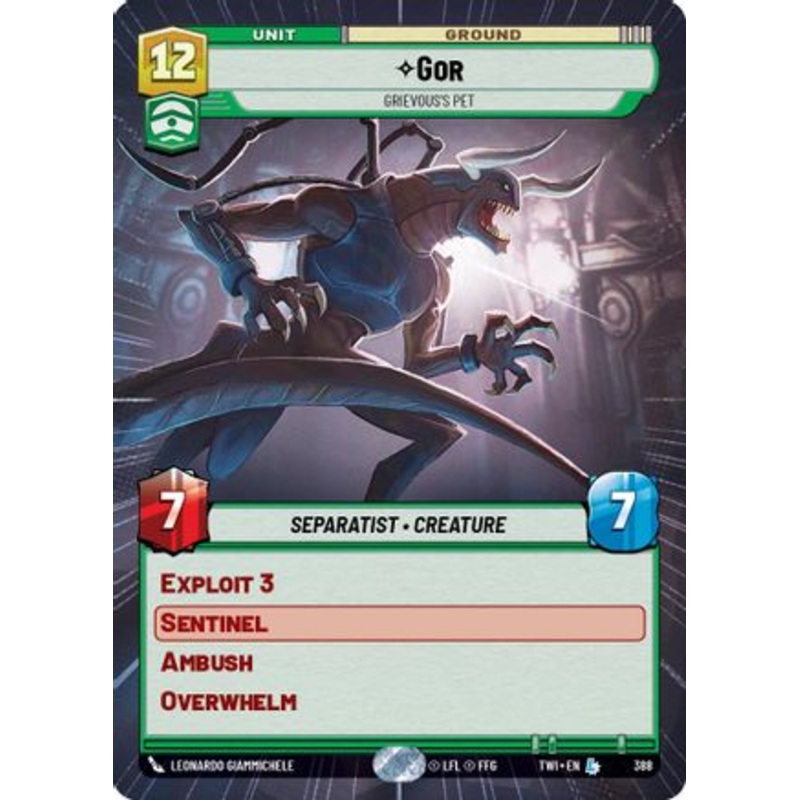 Gor - Grievous's Pet (Hyperspace) (388) - Twilight of the Republic Foil