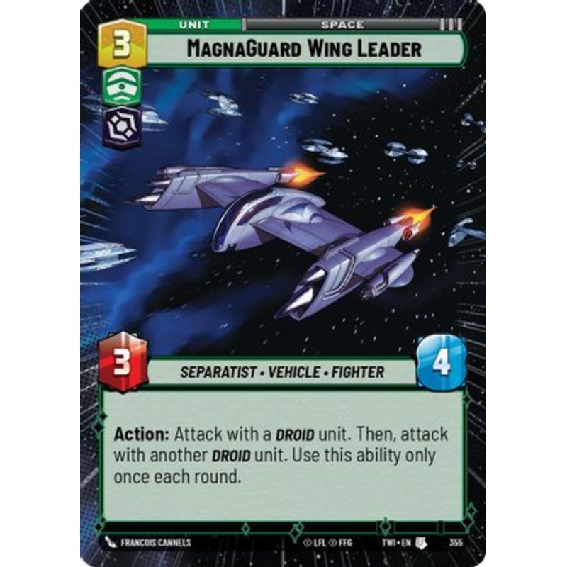 MagnaGuard Wing Leader (Hyperspace) (355) - Twilight of the Republic