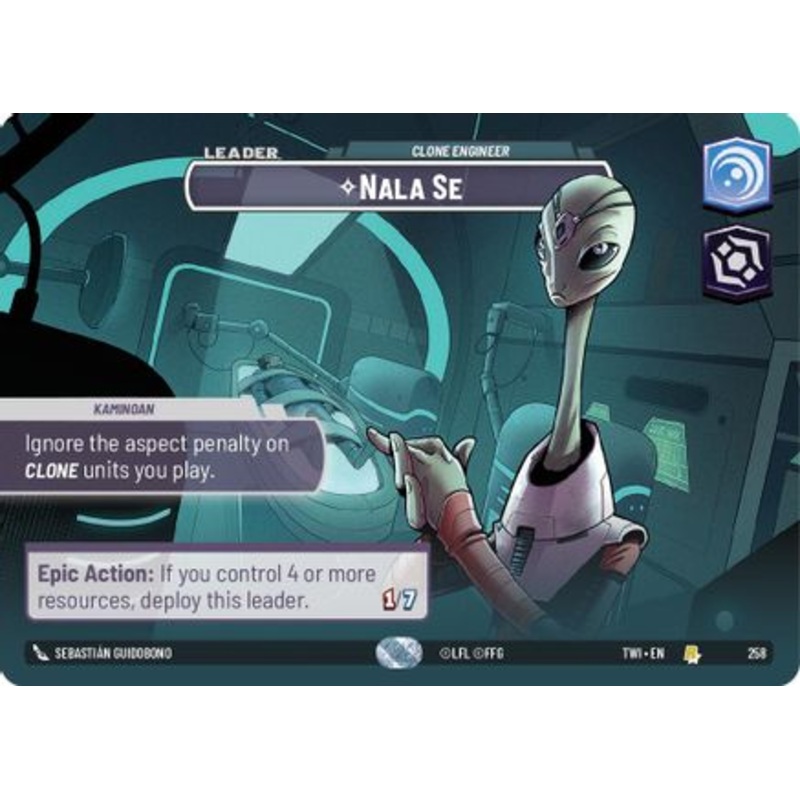Nala Se - Clone Engineer (Showcase) (258) - Twilight of the Republic Foil