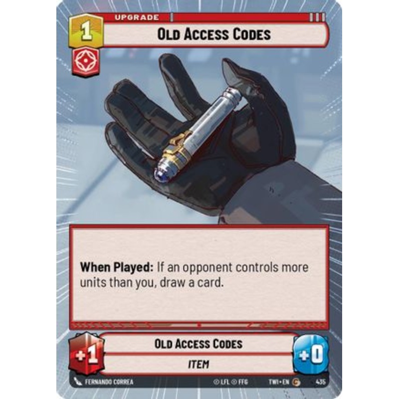 Old Access Codes (Hyperspace) (435) - Twilight of the Republic