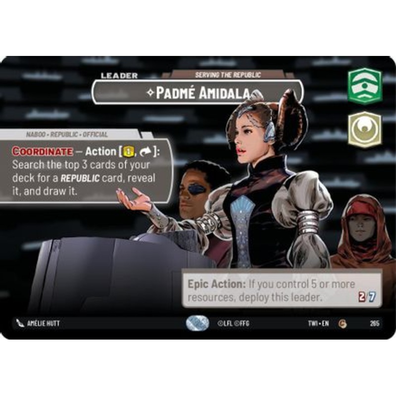 Padm Amidala - Serving the Republic (Showcase) (265) - Twilight of the Republic Foil