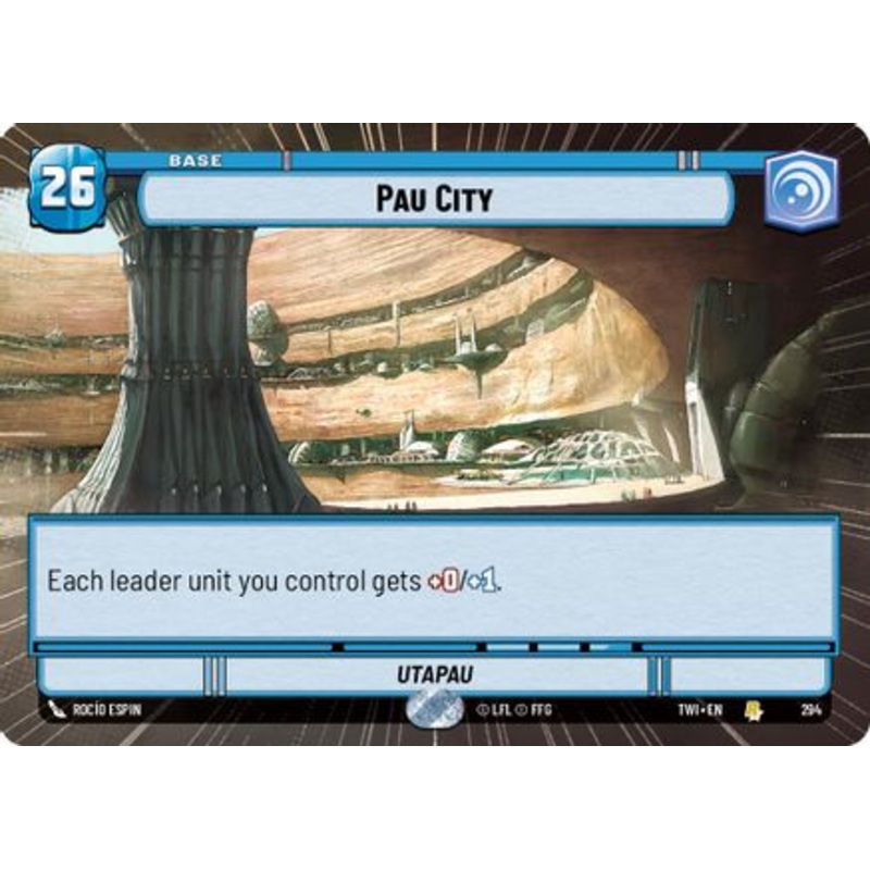Pau City (Hyperspace) (294) - Twilight of the Republic Foil