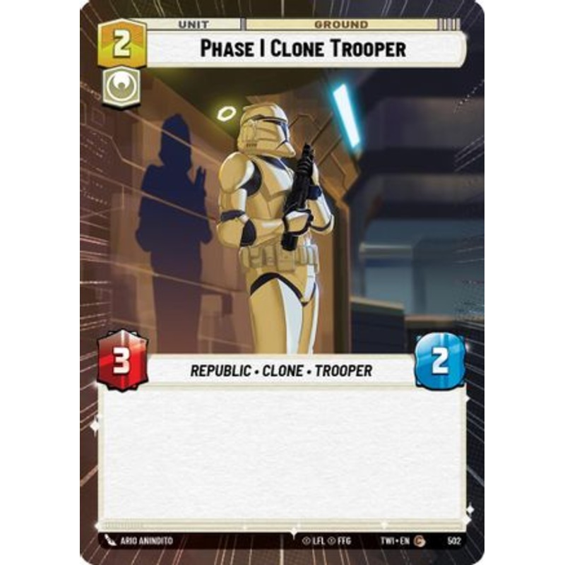 Phase I Clone Trooper (Hyperspace) (502) - Twilight of the Republic Foil
