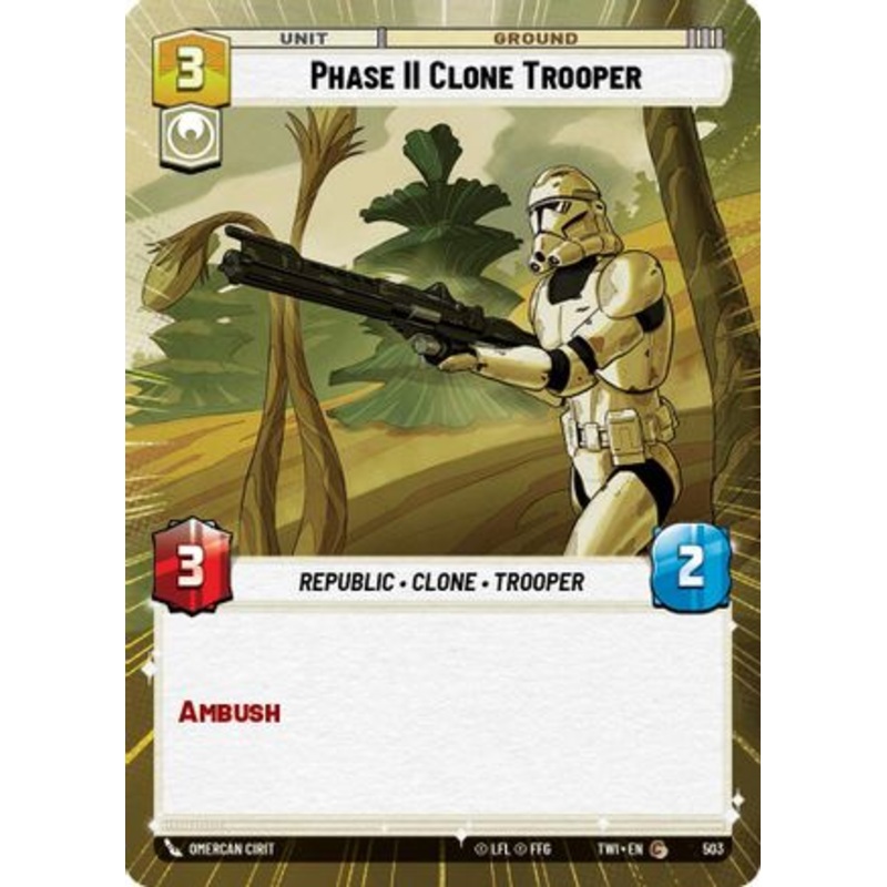 Phase II Clone Trooper (Hyperspace) (503) - Twilight of the Republic