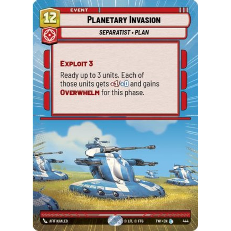 Planetary Invasion (Hyperspace) (444) - Twilight of the Republic Foil