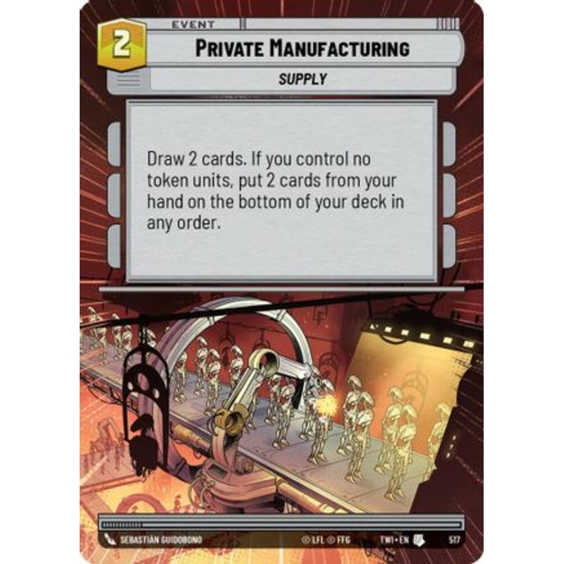 Private Manufacturing (Hyperspace) (517) - Twilight of the Republic
