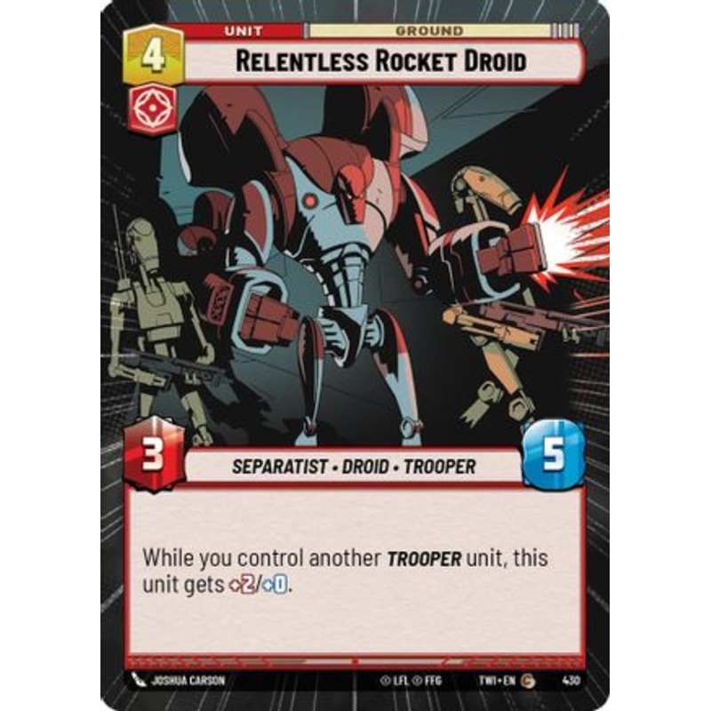 Relentless Rocket Droid (Hyperspace) (430) - Twilight of the Republic