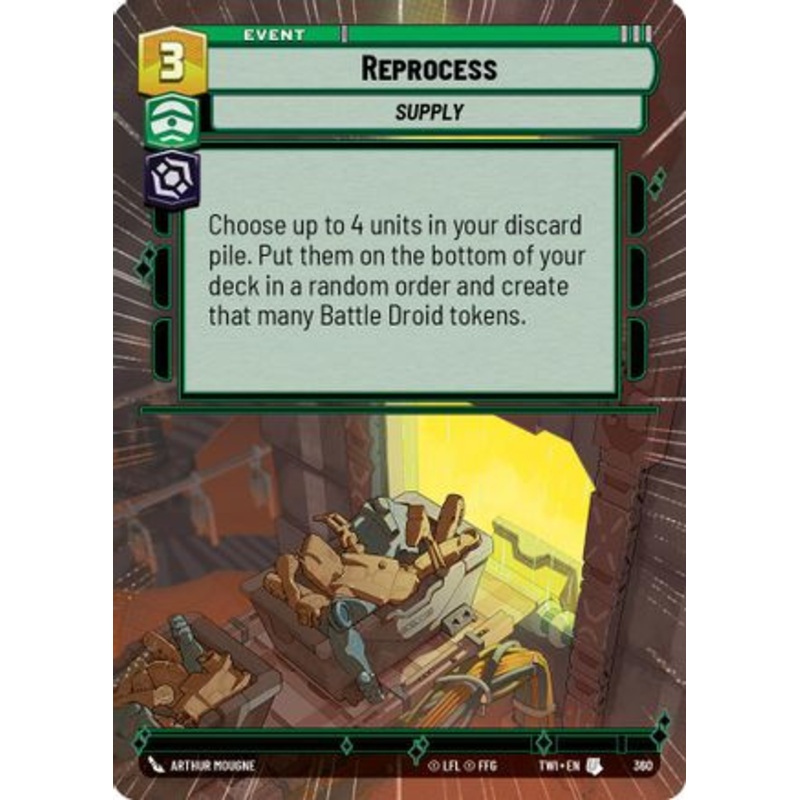Reprocess (Hyperspace) (360) - Twilight of the Republic Foil