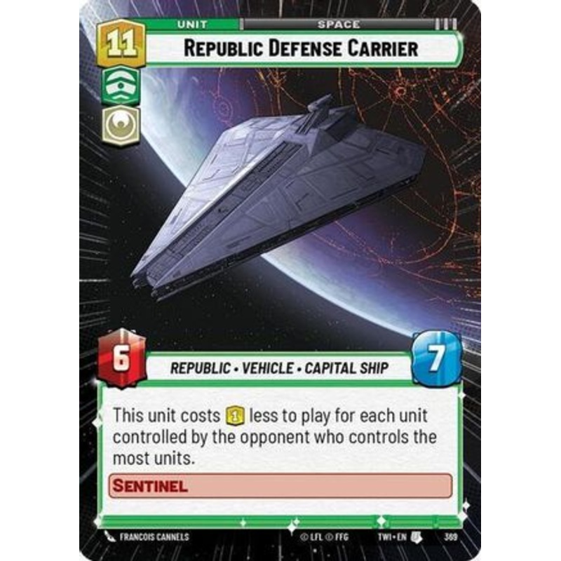 Republic Defense Carrier (Hyperspace) (369) - Twilight of the Republic