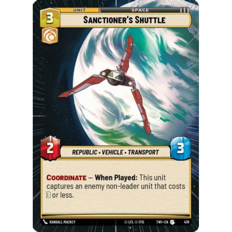 Sanctioner's Shuttle (Hyperspace) (478) - Twilight of the Republic