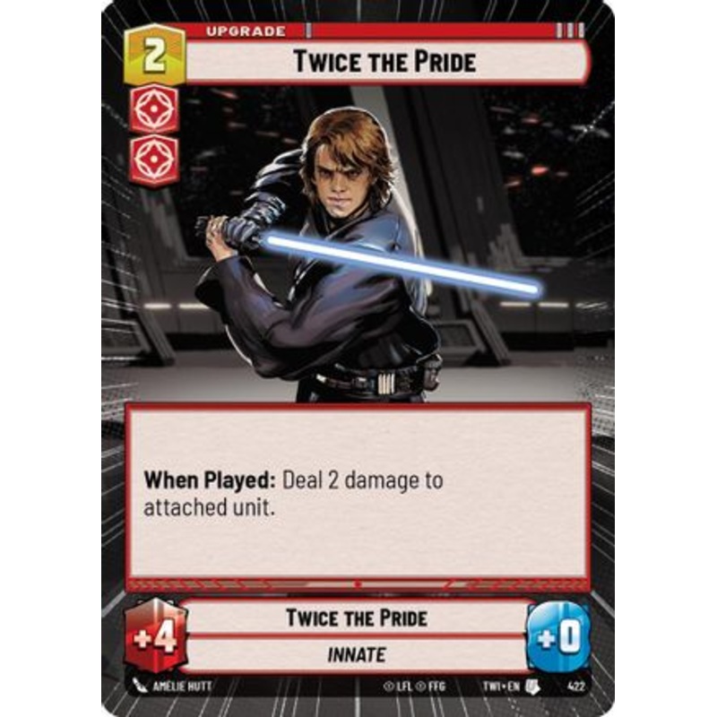 Twice the Pride (Hyperspace) (422) - Twilight of the Republic Foil