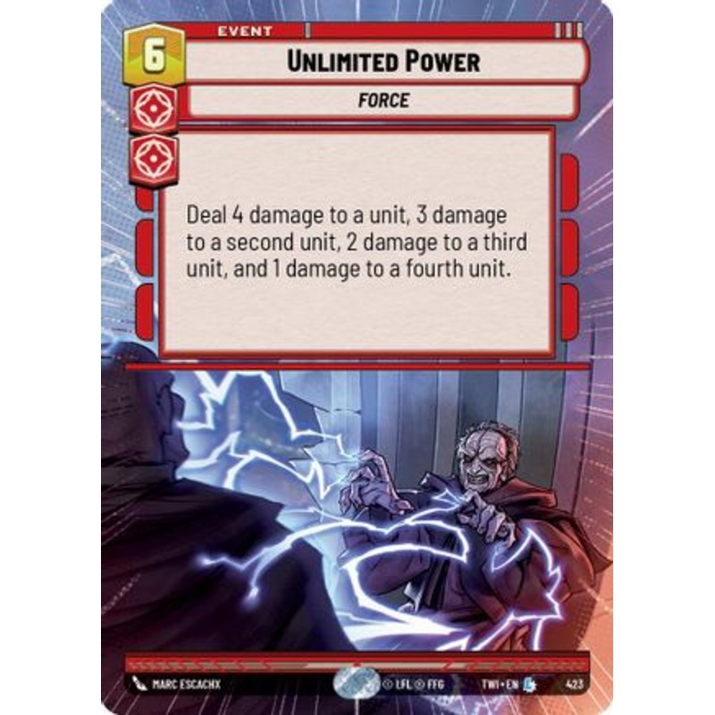 Unlimited Power (Hyperspace) (423) - Twilight of the Republic Foil