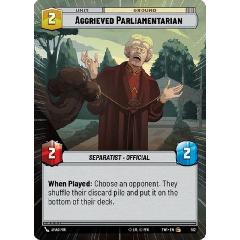 Aggrieved Parliamentarian (Hyperspace) (512) - Twilight of the Republic