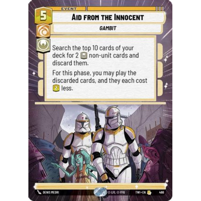 Aid from the Innocent (Hyperspace) (466) - Twilight of the Republic Foil