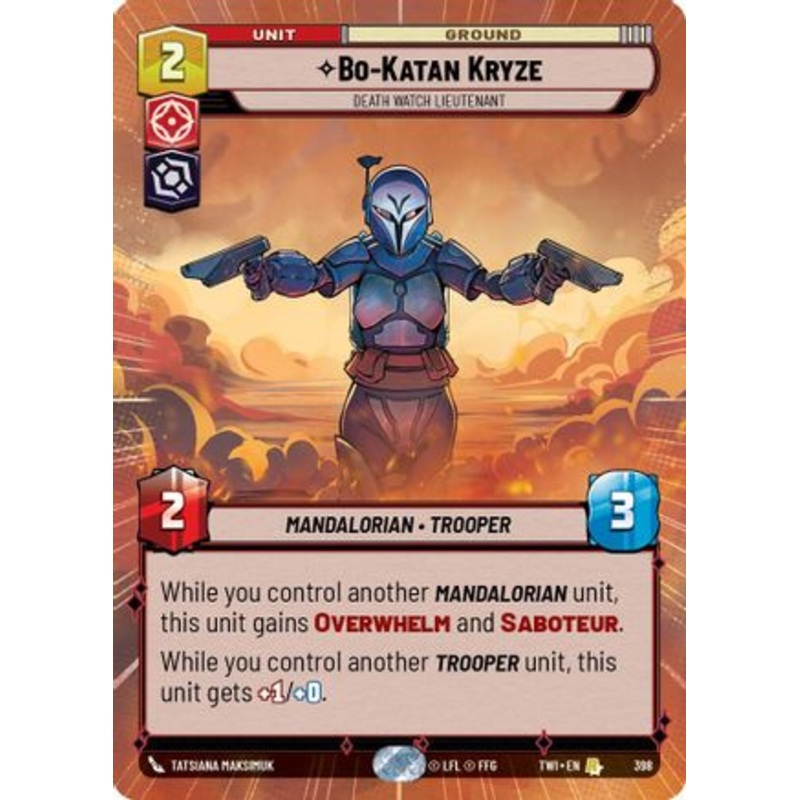 Bo-Katan Kryze - Death Watch Lieutenant (Hyperspace) (398) - Twilight of the Republic