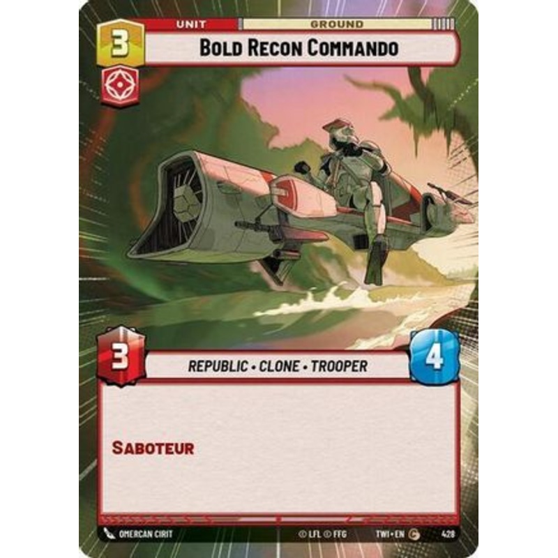 Bold Recon Commando (Hyperspace) (428) - Twilight of the Republic Foil