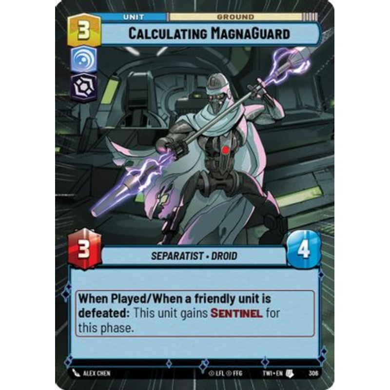 Calculating MagnaGuard (Hyperspace) (306) - Twilight of the Republic Foil