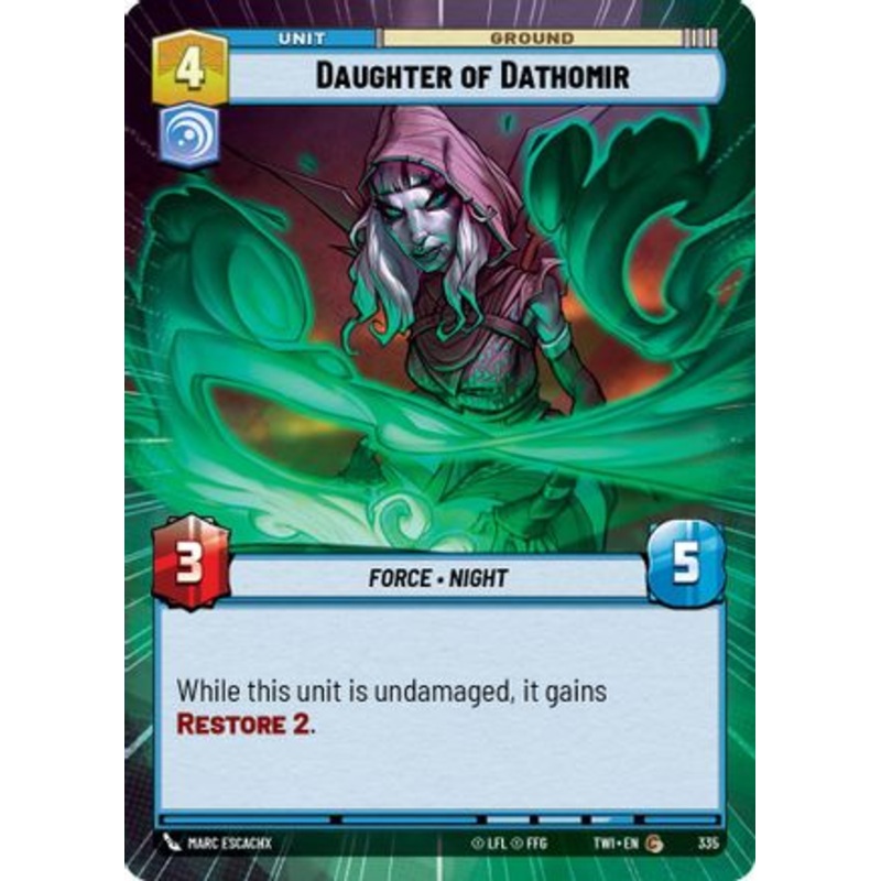 Daughter of Dathomir (Hyperspace) (335) - Twilight of the Republic Foil