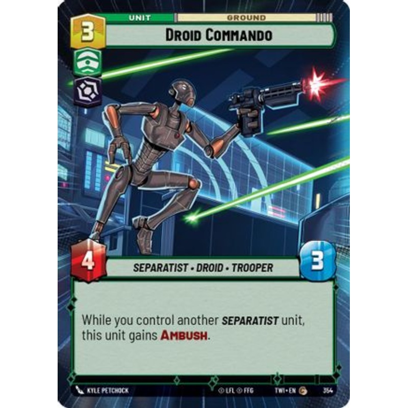 Droid Commando (Hyperspace) (354) - Twilight of the Republic Foil