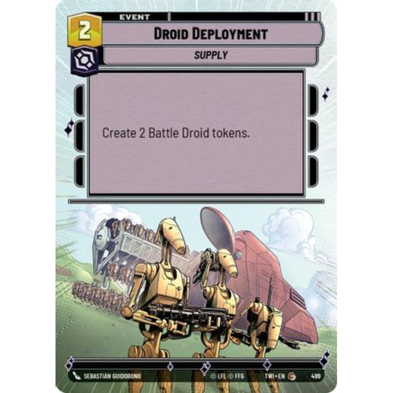 Droid Deployment (Hyperspace) (499) - Twilight of the Republic Foil