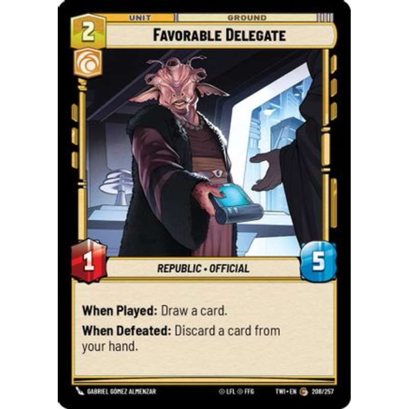Favorable Delegate (208/257) - Twilight of the Republic