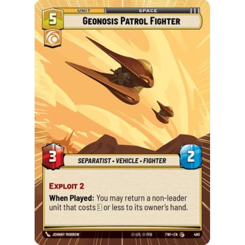 Geonosis Patrol Fighter (Hyperspace) (480) - Twilight of the Republic