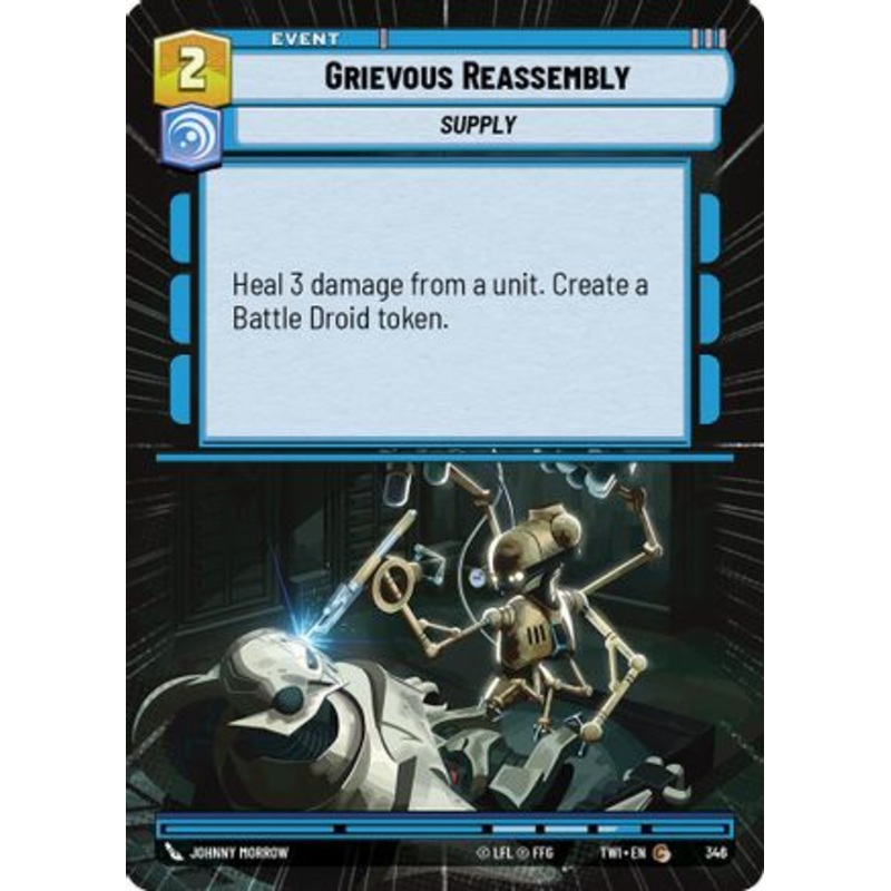 Grievous Reassembly (Hyperspace) (346) - Twilight of the Republic Foil