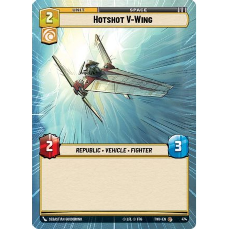 Hotshot V-Wing (Hyperspace) (474) - Twilight of the Republic Foil