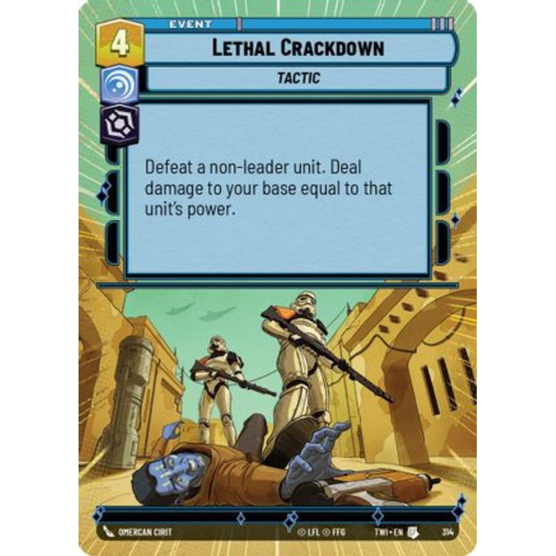 Lethal Crackdown (Hyperspace) (314) - Twilight of the Republic Foil