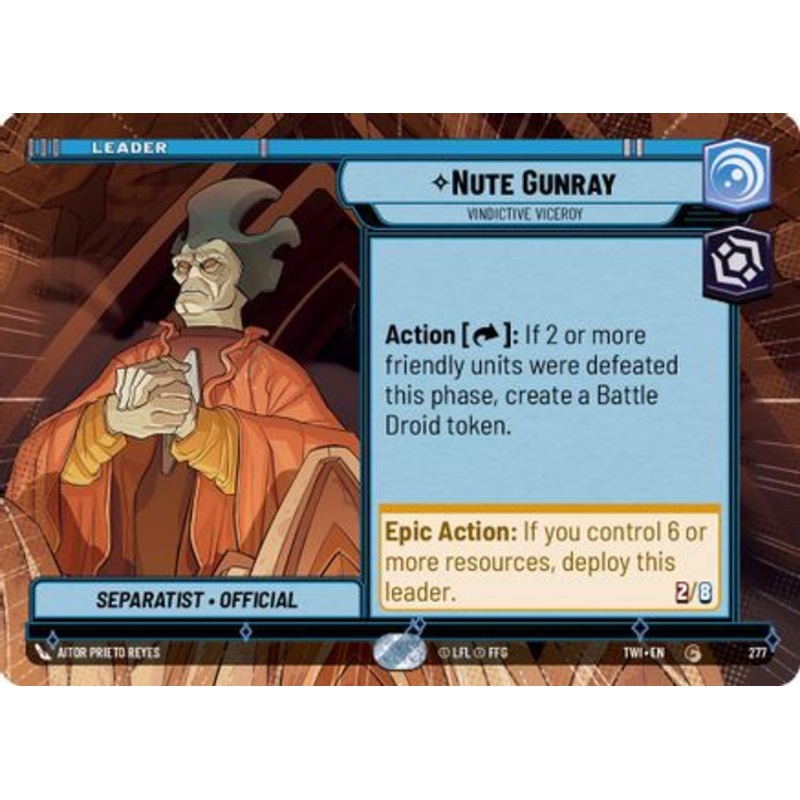 Nute Gunray - Vindictive Viceroy (Hyperspace) (277) - Twilight of the Republic