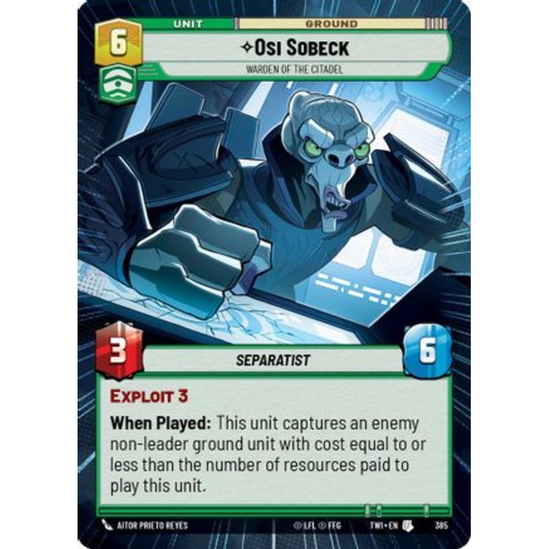 Osi Sobeck - Warden of the Citadel (Hyperspace) (385) - Twilight of the Republic