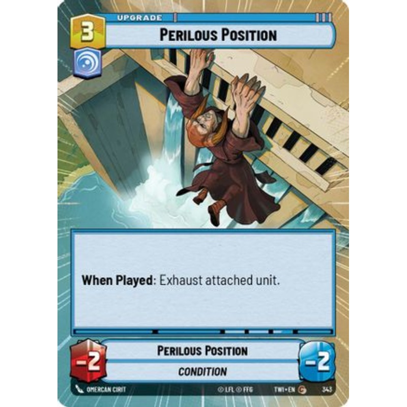 Perilous Position (Hyperspace) (343) - Twilight of the Republic Foil