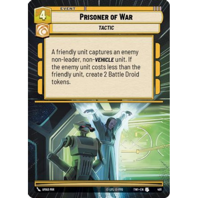 Prisoner of War (Hyperspace) (491) - Twilight of the Republic Foil
