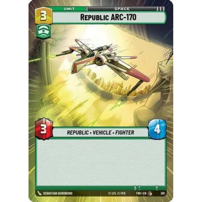 Republic ARC-170 (Hyperspace) (381) - Twilight of the Republic Foil