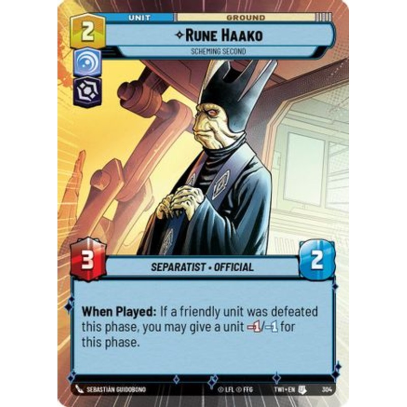 Rune Haako - Scheming Second (Hyperspace) (304) - Twilight of the Republic