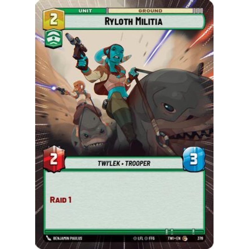 Ryloth Militia (Hyperspace) (378) - Twilight of the Republic Foil