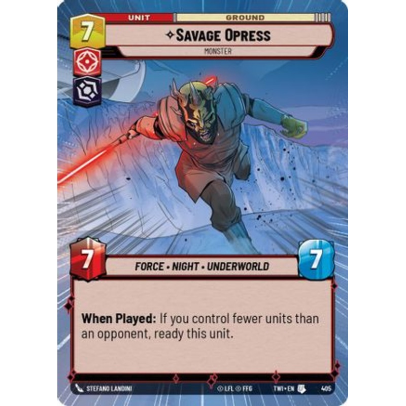 Savage Opress - Monster (Hyperspace) (405) - Twilight of the Republic