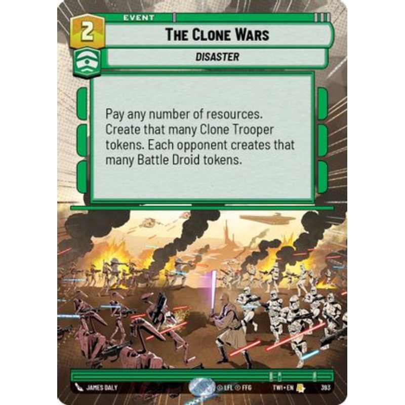 The Clone Wars (Hyperspace) (393) - Twilight of the Republic Foil