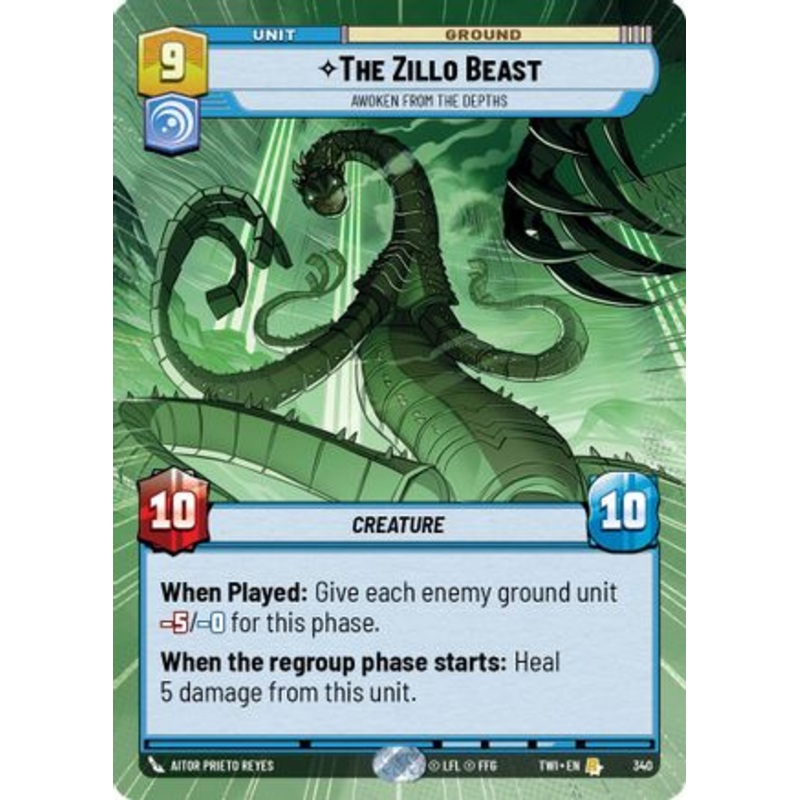 The Zillo Beast - Awoken From The Depths (Hyperspace) (340) - Twilight of the Republic Foil
