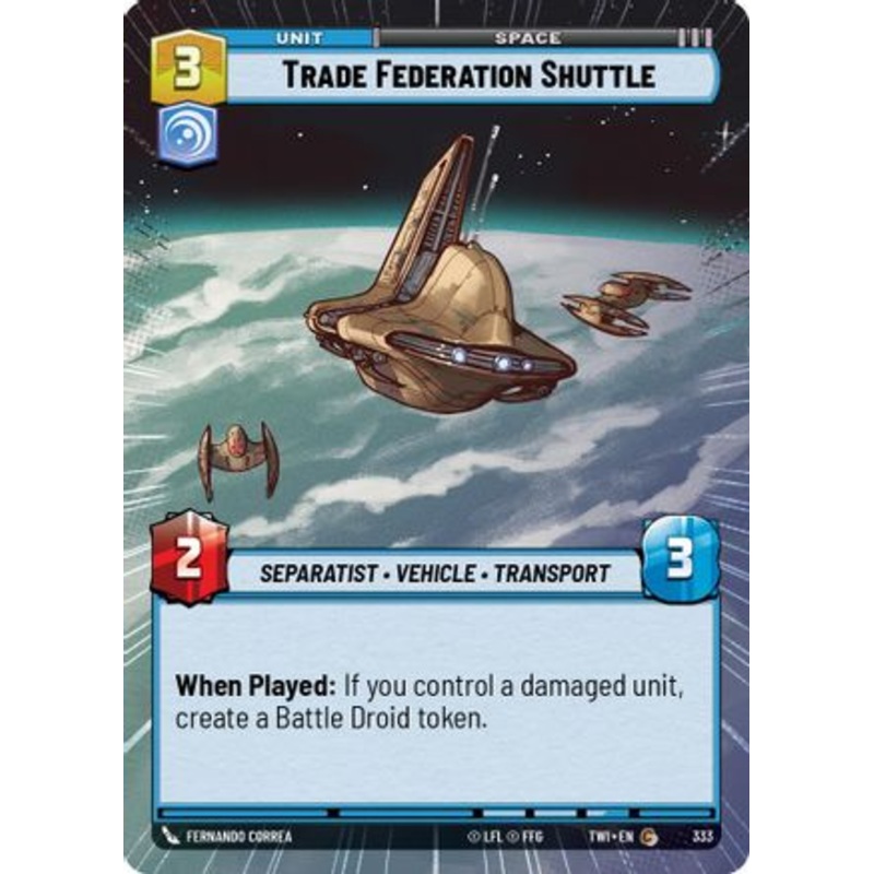 Trade Federation Shuttle (Hyperspace) (333) - Twilight of the Republic