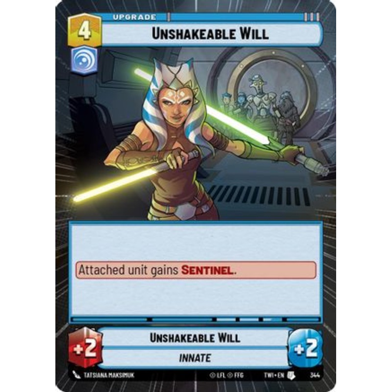 Unshakeable Will (Hyperspace) (344) - Twilight of the Republic Foil