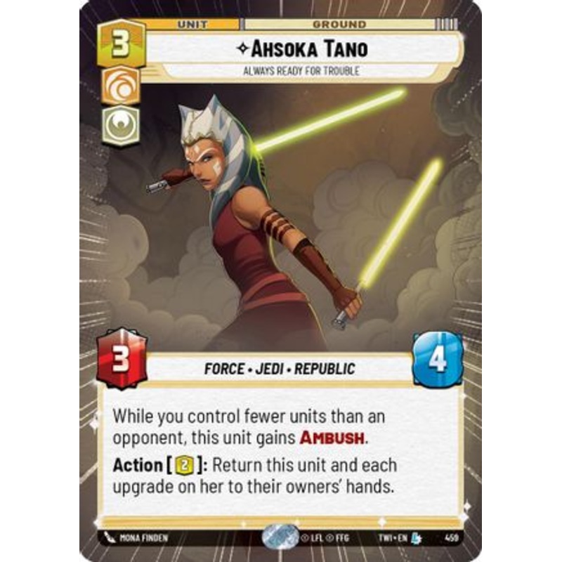 Ahsoka Tano - Always Ready For Trouble (Hyperspace) (459) - Twilight of the Republic Foil