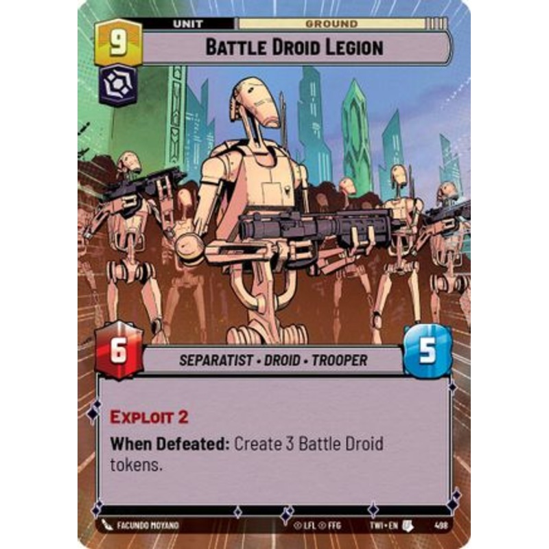Battle Droid Legion (Hyperspace) (498) - Twilight of the Republic Foil