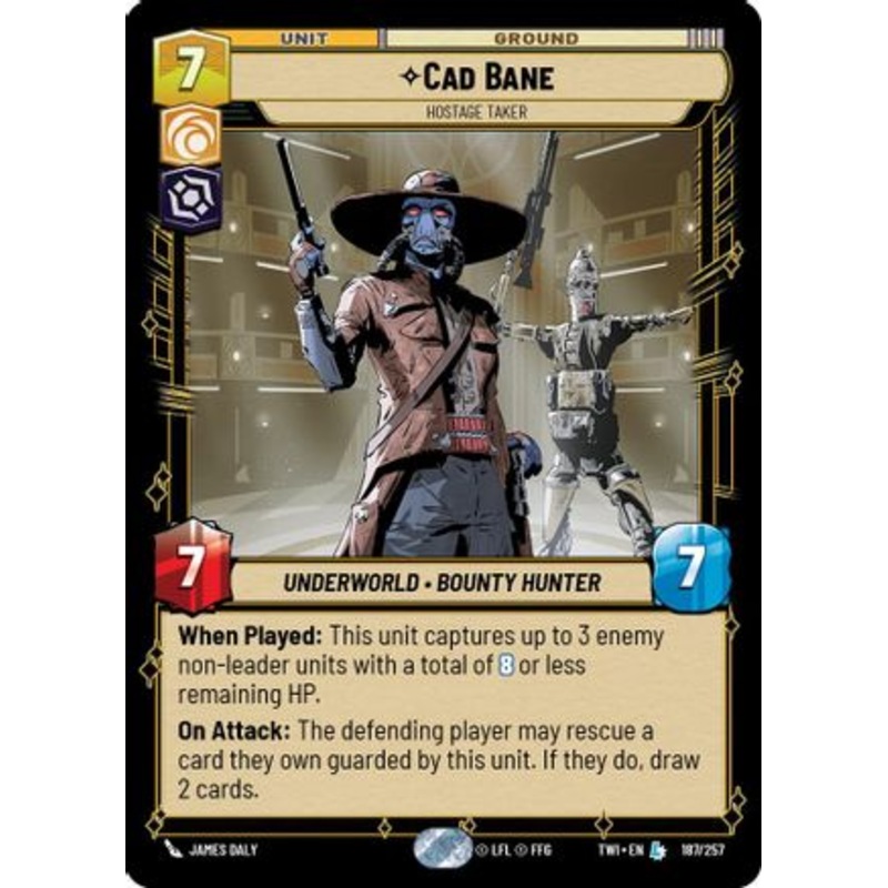 Cad Bane - Hostage Taker (187/257) - Twilight of the Republic Foil