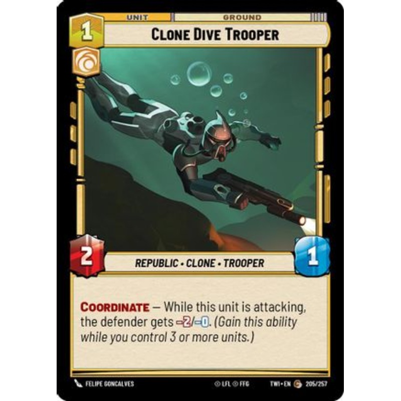 Clone Dive Trooper (205/257) - Twilight of the Republic