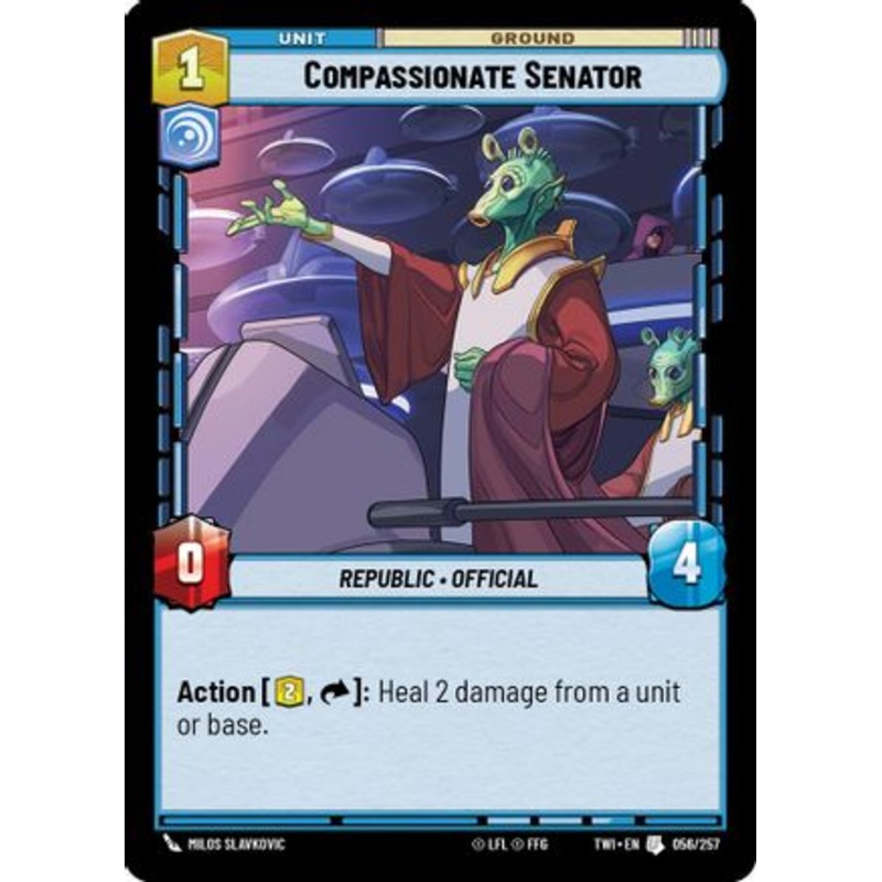 Compassionate Senator (056/257) - Twilight of the Republic