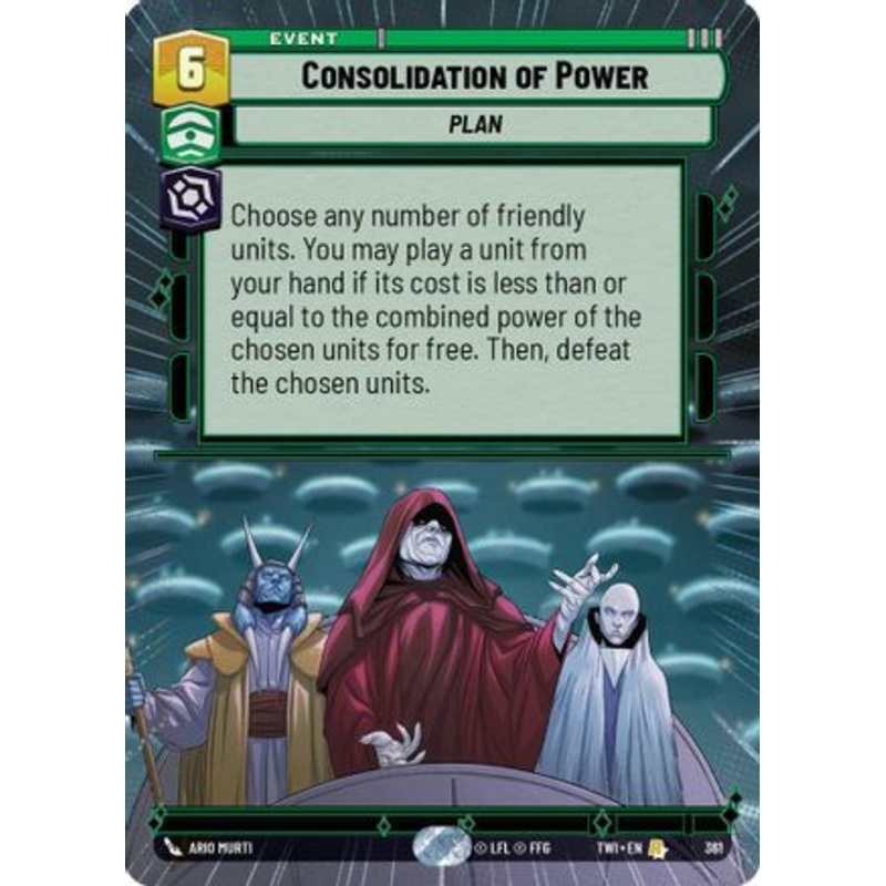 Consolidation of Power (Hyperspace) (361) - Twilight of the Republic Foil